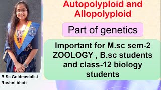 Allopolyploidy Autopolyploidy [upl. by Hanan]