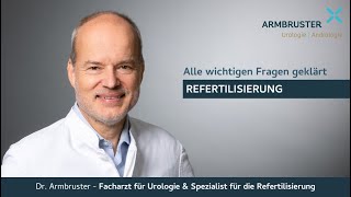 Vasektomie rückgängig machen  👨‍⚕️ Dr Armbruster beantwortet alle wichtigen Fragen [upl. by Swehttam595]