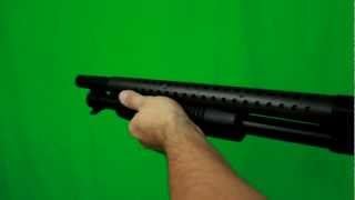 pulling out a shotgun targetting and shooting  HD green screen footage [upl. by Tterej]