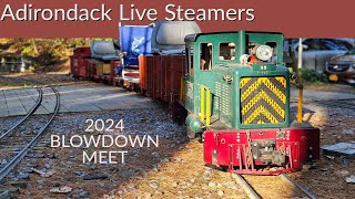 Adirondack Live Steamers October Blowdown Meet 2024 [upl. by Stodder]