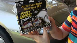 Fast Brite Headlight Restorer As Seen On TV EpicReviewGuys [upl. by Laden650]