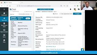 How to Apply for Specialty Training Oriel  ST1 CT1 ST3 NHS Training Applications [upl. by Sanoy]