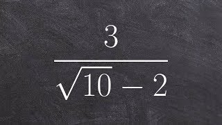 Simplify an expression by rationalizing the denominator [upl. by Dunning856]