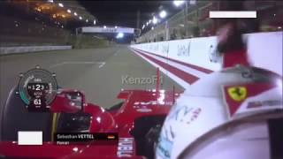 Sebastian Vettel wins the Bahrain GP 2017  Last Lap Onboard [upl. by Mcspadden]