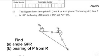 Boost Your Maths Score Tackling Bearings with 2023 ECZ Q15 [upl. by Craddock]