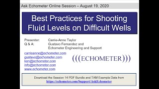 Ask Echometer Session 14 Aug 19 2020 Best Practices [upl. by Lyford]