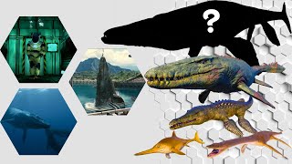 Jurassic World Marine Dinosaurs  Bigger than Mosasaurus 🙀  Dinosaur videos for kids 🦕🦖🌊🦈 [upl. by Anirtruc]