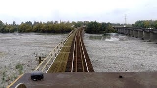 New Coastal Pacific Train 2014  Part 1  from the Drivers Cab and Open Air Observation Carriage [upl. by Aligna]