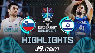 Slovenia 🇸🇮 vs Israel 🇮🇱  J9 Highlights  FIBA EuroBasket 2025 Qualifiers [upl. by Florina]