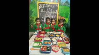 NURSERY students enjoyed their Nutrition day with different types of food 🥝😁schoolactivity school [upl. by Florette]