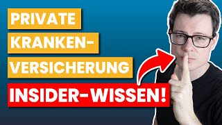 Private Krankenversicherung INSIDERWISSEN  SO vermeidest du teure PKVFehler [upl. by Emmons735]