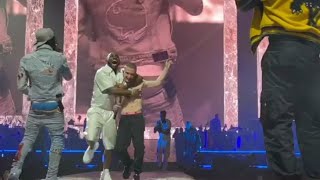 Moment Davido Brought Arrdee Live On Stage For O2 Arena Performance Alongside Wayne amp Russ Millions [upl. by Stochmal]