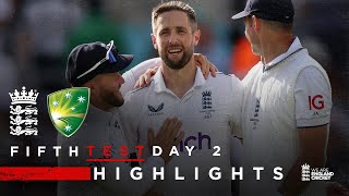 Test Finely Poised  Highlights  England v Australia Day 2  LV Insurance Test 2023 [upl. by Shelman]