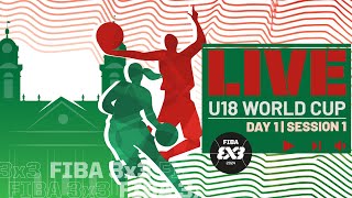 RE LIVE  FIBA 3x3 U18 World Cup 2024  Day 1Session 1  3x3 Basketball [upl. by Odnamla708]