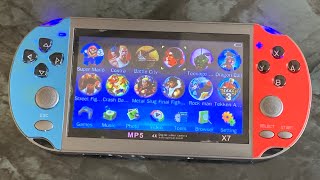 Handheld Gaming Console review MP5 X7 games review [upl. by Kama168]