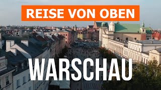 Warschau von oben  Drohnenvideo in 4k  Polen Warschau aus der Luft [upl. by Weinberg]