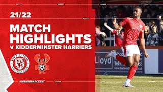 HIGHLIGHTS Brackley Town 1  0 Kidderminster Harriers [upl. by Terhune]