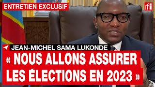 RDC  JeanMichel Sama Lukonde Premier ministre  « Nous allons assurer les élections en 2023 » [upl. by Flosser]