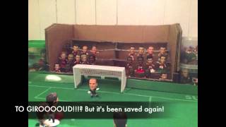 SoccerStarz Arsenal vs Aston Villa PL week 1 [upl. by Xenia678]