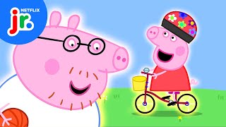 Peppa Pigs ULTIMATE Sports Compilation 🏀 Netflix Jr [upl. by Shanney270]