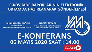 EKDV İade Raporlarının Elektronik Ortamda Hazırlanarak Gönderilmesi [upl. by Spears]