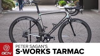 Peter Sagans Specialized SWorks Tarmac  Tour de France 2017 [upl. by Pompei]