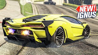 GTA 5 Online  NEW Pegassi Ignus CUSTOMIZATION Lamborghini Sian [upl. by Cardie]