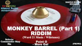 Monkey Barrel Riddim Mix Part 1 December 2011 Ward 21 Music  Wiletunes Production [upl. by Ardnot]