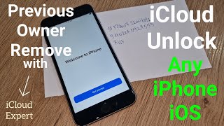 Remove Previous Owner from iPhone✔️iCloud Activation Unlock iPhone iOS✔️ [upl. by Eirod]