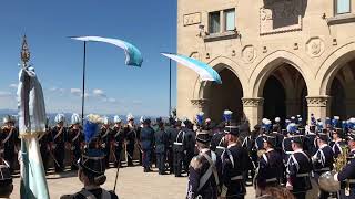 Giuramento reclute milizie san marino 2024 sanmarino military [upl. by Ereynihc]