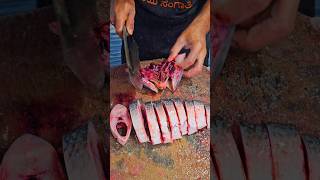 Hilsa fish cutting skill viralvideo seafood fishingfood fish shorts short trending funny [upl. by Bradley371]