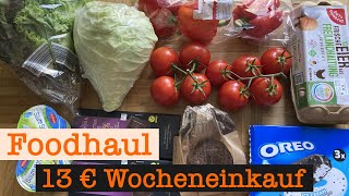 Günstiger Wocheneinkauf dank Vorräten und Cashback 13 €  Food Haul mit Food Diary 1 Person [upl. by Rodrich]