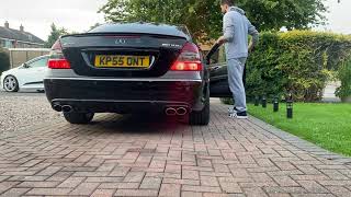 Mercedes e320 v6 straight pipe sound  e55 replica [upl. by Girish]