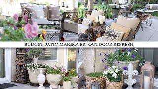 BUDGET PATIO MAKEOVER  OUTDOOR PROJECTS  GARDEN REFRESH [upl. by Brandon228]