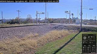 MOKAN Railcams Springfield Missouri BNSF Thayer North Subdivision MP 20470 RECURRENT STREAM [upl. by Duke24]