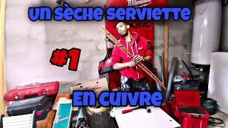 sècheserviette en cuivre 1 [upl. by Aihsik]