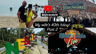 My Wife’s 40th birthday in jamaica Part 2 [upl. by Odrarej529]