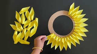 Beautiful and Easy Paper Wall Hanging  Paper Craft For Home Decoration  Unique Wall Hanging  DIY [upl. by Dalia]