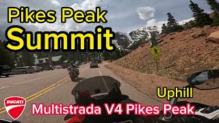 Ducati Multistrada V4 Pikes Peak Climbed Pikes Peak Summit Jun2023 [upl. by Runstadler330]