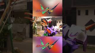 Kamen rider W Henshin with Ninja Zombie Raisebuckle New Form [upl. by Sewellyn]