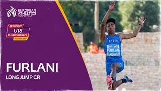 804m Mattia Furlani sets European U18 BEST  European Athletics U18 Championships [upl. by Aned64]