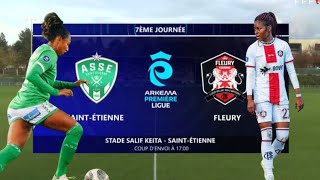 St Etienne vs Flery D1arkema live Amandine vs Batcheba duel Grenadière [upl. by Ynnij856]