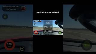 Audi R8 V10 Twin Turbo Hits 388KMH in RECORD Time 😱 shorts [upl. by Skyler]