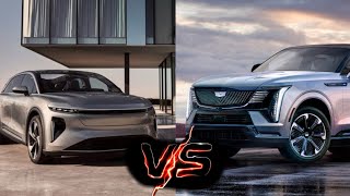 SUVs Electric Cars Comparisonquot2025 Electric SUV Showdown Lucid Gravity vs Cadillac Escalade [upl. by Heisser]