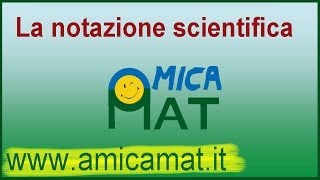 La notazione scientifica [upl. by Moriyama169]