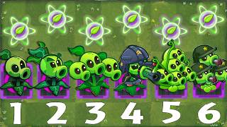 Pvz 3 Challenge  All PEASHOOTERS amp Other Plants Power Up vs Gargantuar Zombie [upl. by Clover542]