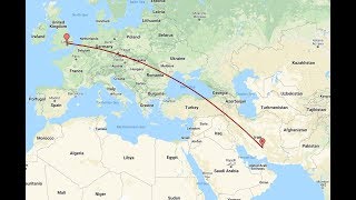 5925 VO ISLAMIC REPIRAN Sirjan IRN 5171 km [upl. by Tewell]