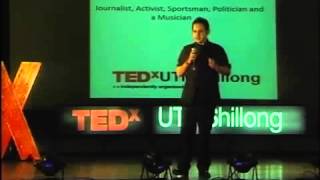 Youth Clean Governance and Politics in India  Pradyot Bikram Manikya Barma  TEDxUTMShillong [upl. by Suoicul986]