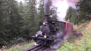 100 Jahre BrigGletsch Teil 713 Dampf von Gletsch bis Reckingen 160814 [upl. by Ernesta]