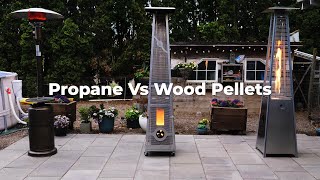 Propane Patio Heaters Vs Wood Pellet Patio Heaters [upl. by Aihset]